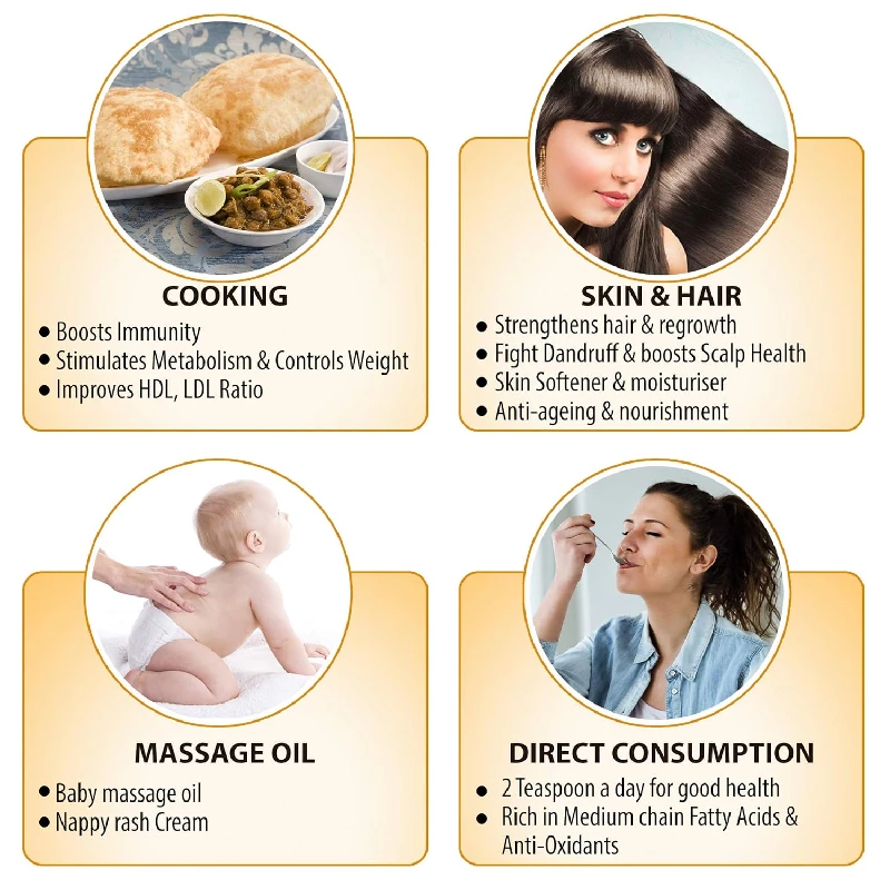 DiSano Cold Pressed Virgin Coconut Oil, 250 ml-4.webp